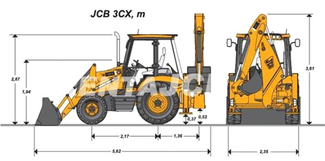 Экскаватор-погрузчик JCB-3CX